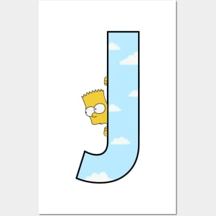 Simpsons letter Posters and Art